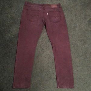 Levi’s 512 black jeans 36W 34L